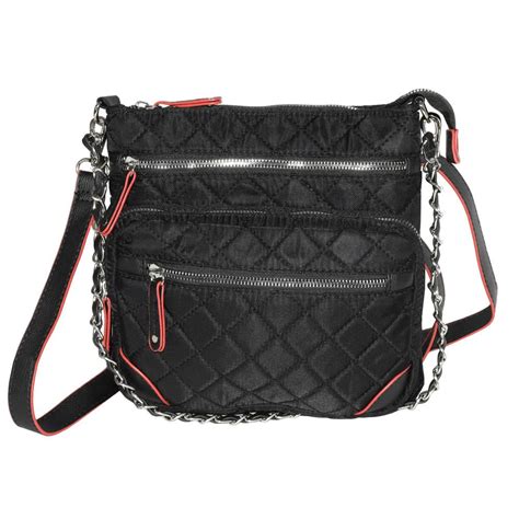 Nicci Nylon Crossbody Bag With Pu Trim Reitmans