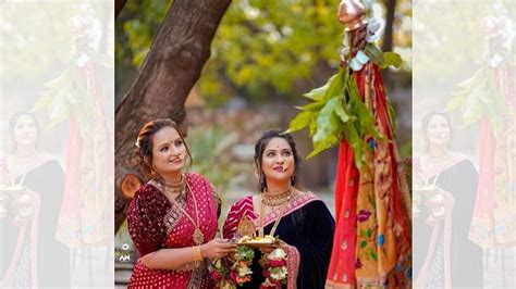 Photo Story सेलिब्रेटींनी उभारली गुढी पाहा गुढीपाडव्याचे खास क्षण Gudi Padwa Festival 2022