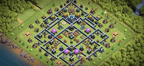 Farming Base Th13 With Link Anti Everything Hybrid Clash Of Clans