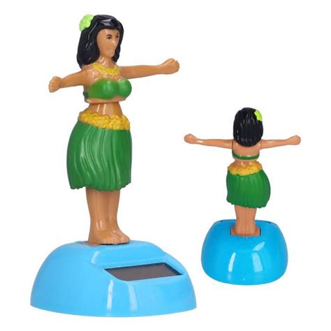 Drfeify Poup E De Tableau De Bord Fille Hula D Coration De Danse