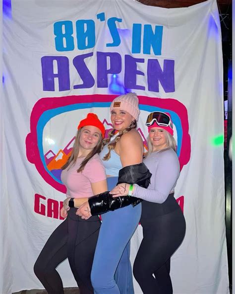 Sorority Date Party 80’s In Aspen Gamma Phi Beta 80 S Party Outfit Night Outfits Party