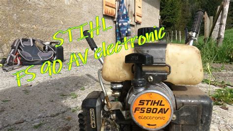 Débroussailleuse Stihl Fs 90 Av Electronic Youtube