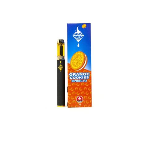 Diamond Concentrates Orange Cookies Disposable Vape Crazycannabis