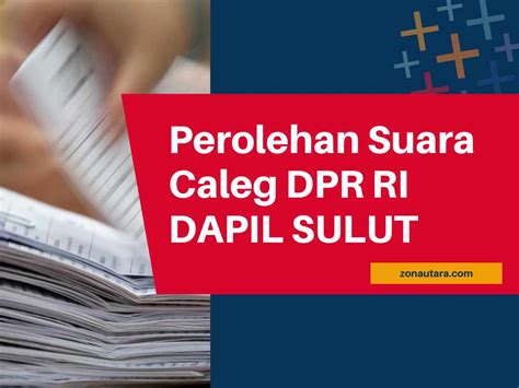 Perolehan Suara Sementara Caleg Dpr Ri Dapil Sulut