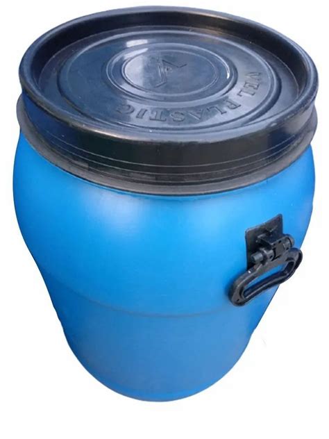 Round Litre Open Top Hdpe Plastic Drum For Water And Chemical