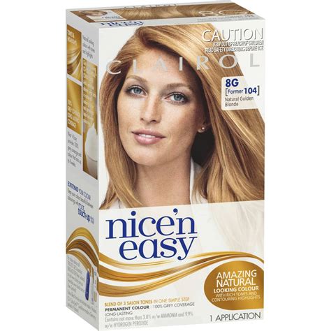 Clairol Nice N Easy 8g Natural Golden Blonde Each | Woolworths