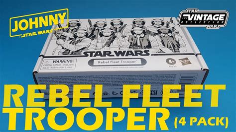 Star Wars The Vintage Collection Rebel Fleet Trooper 4 Pack 3 75