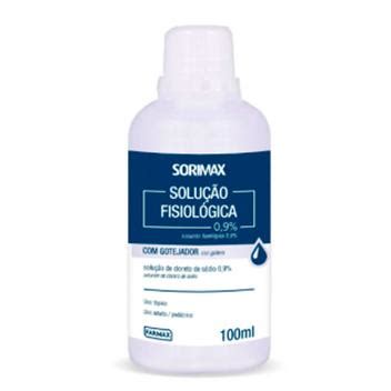 Soro Fisiológico Sorimax 100ml Uso Externo Farmax Soro