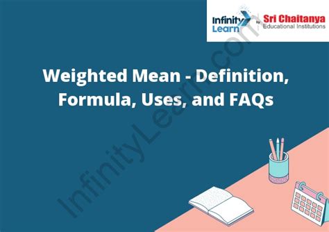 Weighted Mean Definition Formula Uses And Faqs Infinity Learn