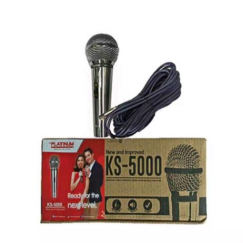 Ks Platinum Heavy Duty Wired Microphone Shopee Philippines