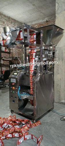 3 Kw Single Phase Namkeen Pouch Packing Machine Advance Technology