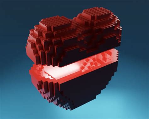 Lego Heart By Printchallenge Download Free Stl Model