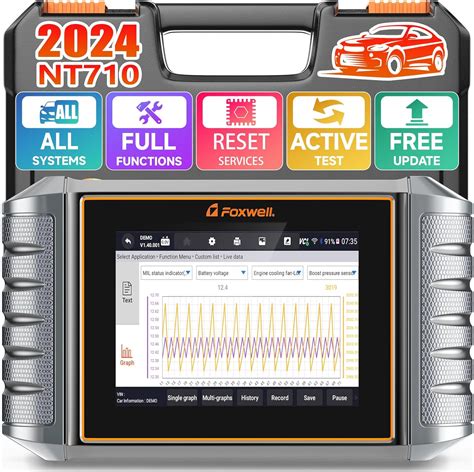 Amazon FOXWELL NT710 Fit For Land Rover Jaguar OBD2 Scanner