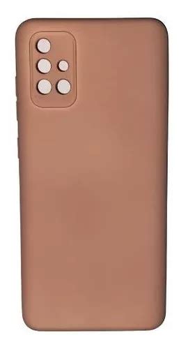 Capinha Silicone Compativel Samsung Galaxy A71 6 4 Aveludada Cor Nude