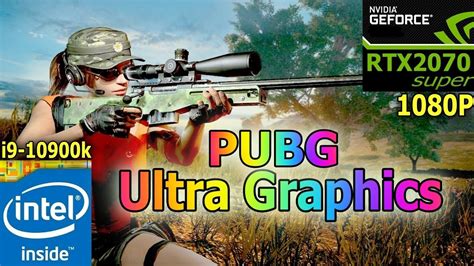 PUBG Ultra Graphics RTX 2070 SUPER 8GB I9 10900k Vikendi Map