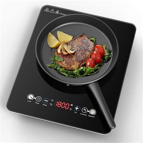Buy VBGK Portable Induction Cooktop With Ultra Thin Body Low Noise Hot Plate With W Sensor
