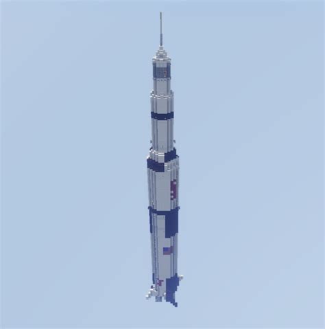 Saturn V Minecraft Map