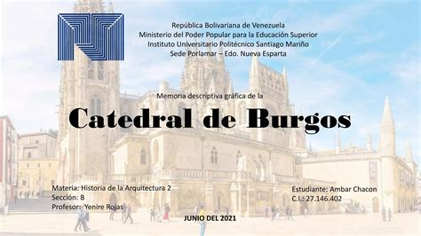 Arq GÓtica Catedral De Burgos Ppt Descarga Gratuita