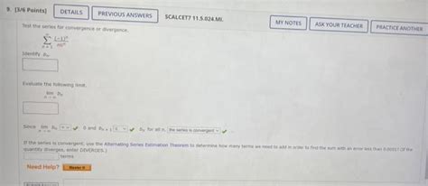 Solved 9 3 6 Points DETAILS PREVIOUS ANSWERS SCALCET Chegg