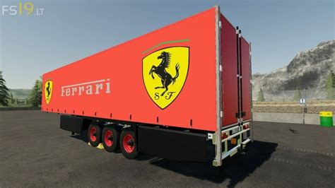 Fs22 Ferrari Trailer V 1 0 Trailers Mod Für Farming Simulator 22