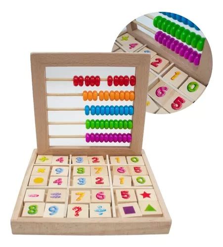 Brinquedo Didático Aprenda Matemática Fácil Educa Montessori MercadoLivre