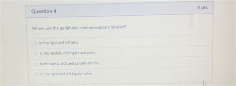 Solved Question 45 ﻿ptsWhere are the peripheral | Chegg.com