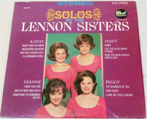 The Lennon Sisters Solos By The Lennon Sisters 1965