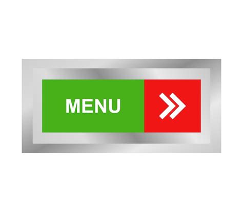 Premium Vector Menu Button