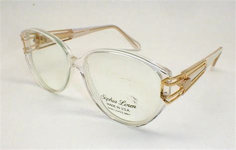 Vintage Designer Eyeglasses, Sophia Loren