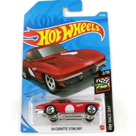 Машинка Mattel Hot Wheels C Corvette Sting Ray Red купить с доставкой по выгодным