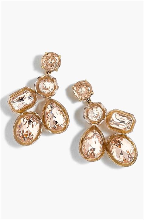 J Crew Jewel Box Cluster Earrings J Crew Jewelry Fashion Jewelry