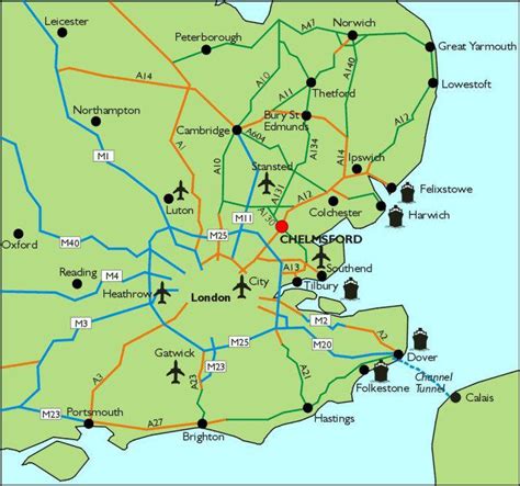 Chelmsford Map