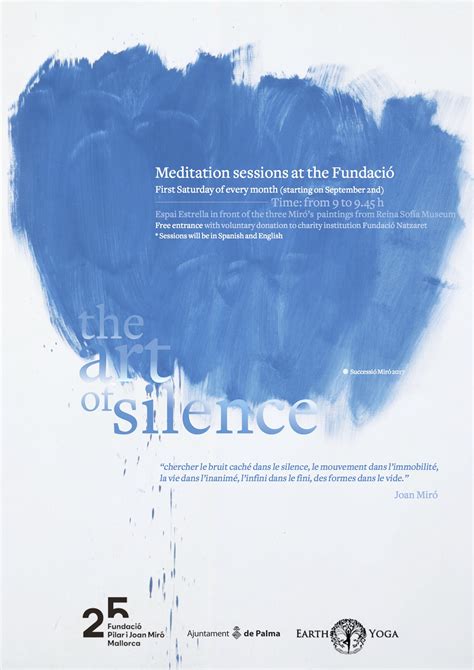 Yoga and meditation at the Miró Foundation: the art of silence