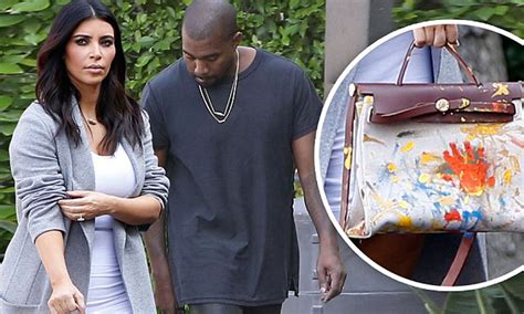 Kim Kardashian North West Painted Hermes Birkin Bag Pictures Glamour