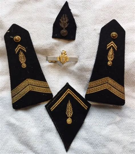 Arm E Fran Aise Gendarmerie Mobile Epaulettes Galons Epingle