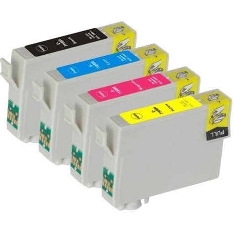 Pack De Cartouches Compatible Epson T Noire Et Couleurs Nopan Ink