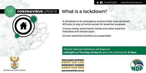 President Ramaphosa Announces Nationwide Lockdown For 21 Days