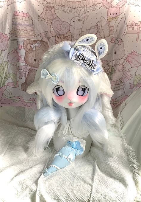 Blue Soft Kawaii Fursuit Dokidoki Furrystudio