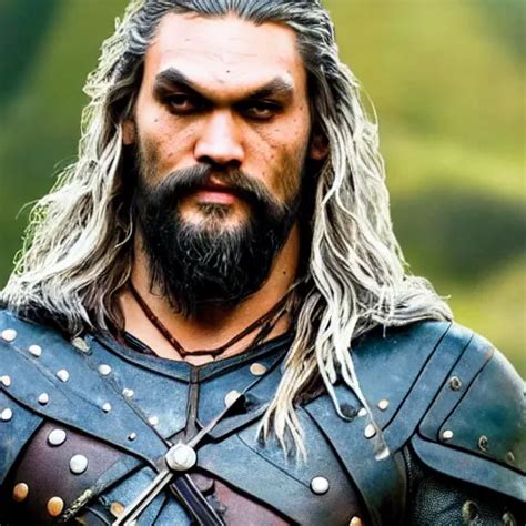 Jason Momoa As Geralt Of Rivia From Witcher 2021 Stable Diffusion