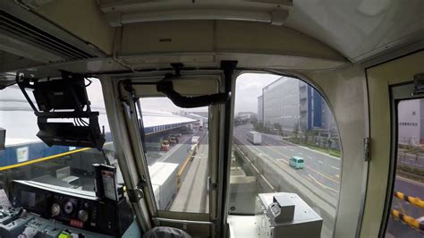 【4k】 空中散歩 東京モノレール前面展望 羽田空港第2ビル～モノレール浜松町 Drivers Eye View Tamamonorail