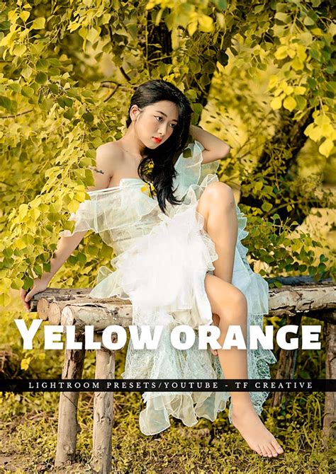 Yellow Orange Lightroom Photo Editing Free Lightroom Preset By Dr