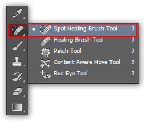 Working with Healing Brush Tool in Photoshop