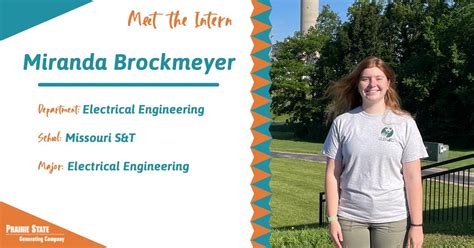 Meet The Intern Miranda Brockmeyer Prairie State Energy Campus