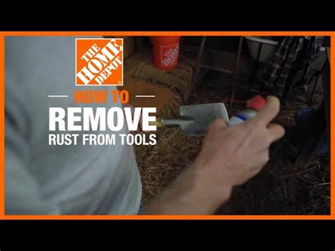 How To Remove Rust From Tools The Home Depot