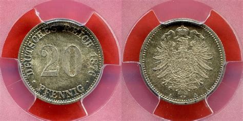 Germany Empire Pfennig Silber A Deutsches Kaiserreich