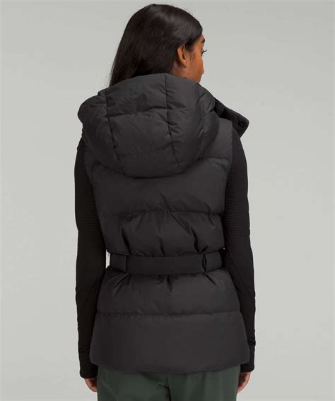 Lululemon Wunder Puff Waist Vest Black Lulu Fanatics
