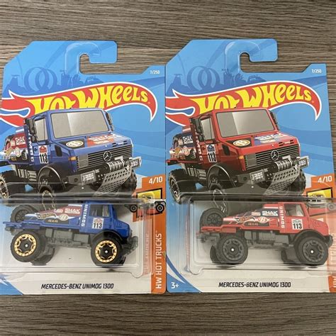 絕版出清 風火輪 Hot Wheels Mercedes Benz UNIMOG 烏尼莫克 X 越野 蝦皮購物