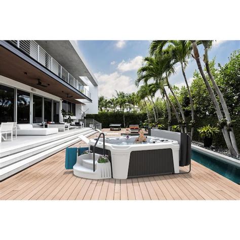 AquaRest Spas DayDream Ensemble 3500S 7 Person 35 Jet Plug Play Hot Tub