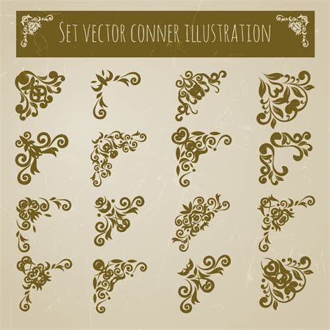 Decorative Corners Free Dxf Dxf File Vectors File