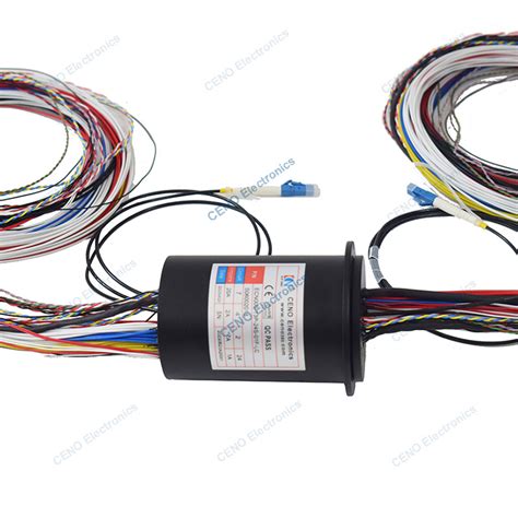 Fiber Optic Rotary Joint Design Combine Low Temperature Electrical Slip Ring Fiber Optical